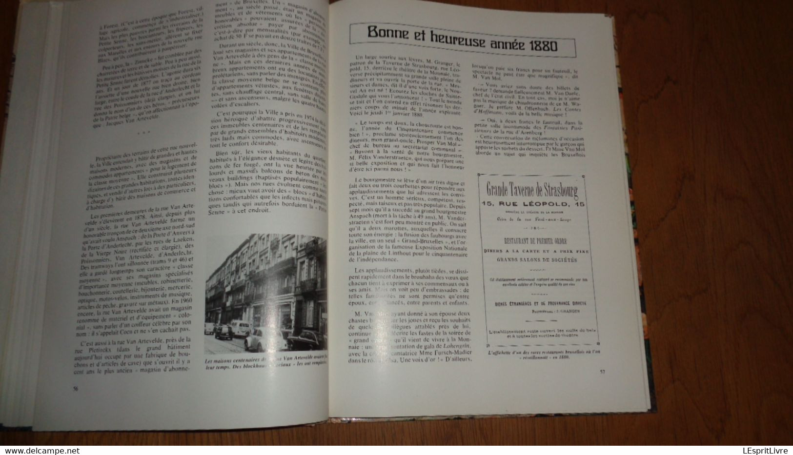 BRUXELLES BONHEUR Jean D' Osta Régionalisme Brabant Rues Commerces Histoire Folklore Expo 58 Poètes Sport