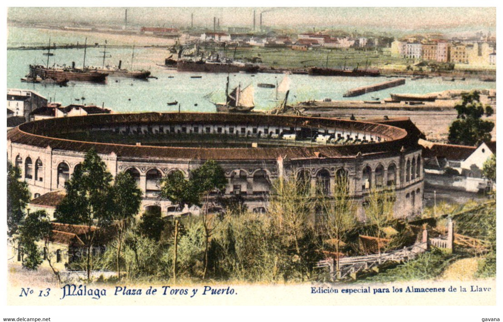 MALAGA - Plaza De Toros Y Peurto - Málaga