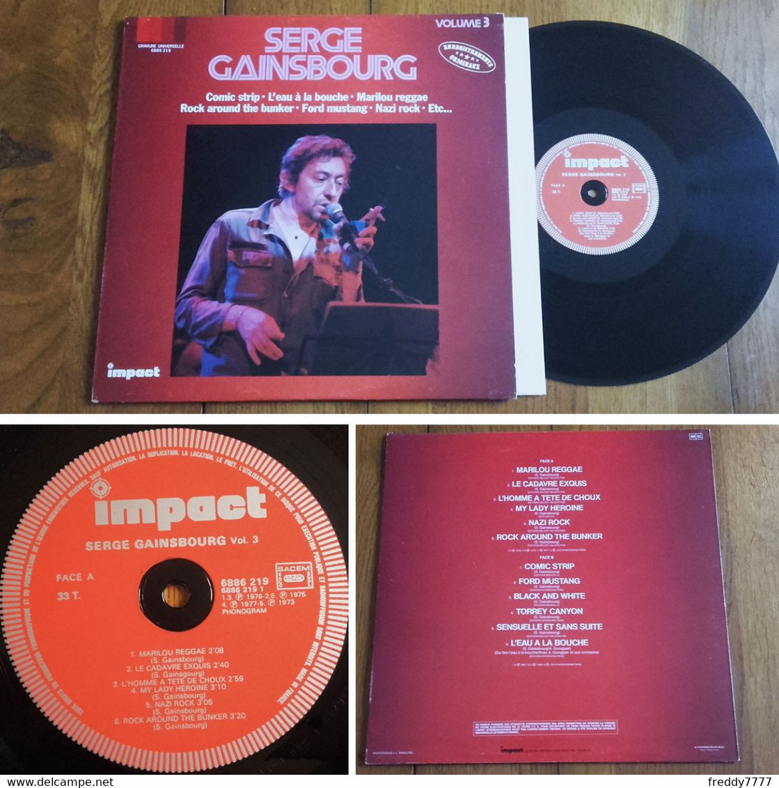 RARE French LP 33t RPM (12") SERGE GAINSBOURG (1981) - Verzameluitgaven