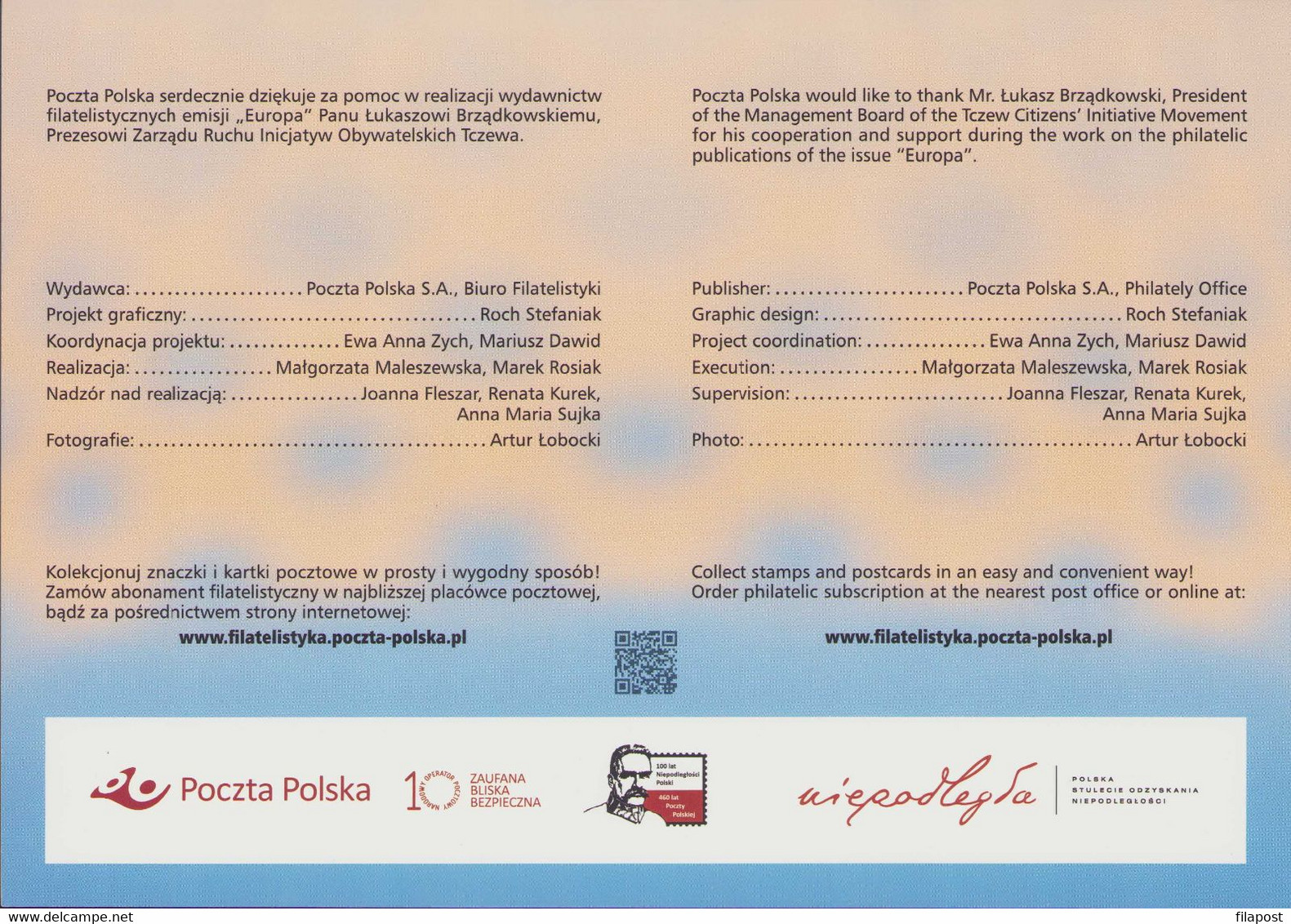 Poland 2018 Booklet / Europa CEPT Railroad Bridge On Vistula River In Tczew, Bridges / With Stamp MNH** - Booklets