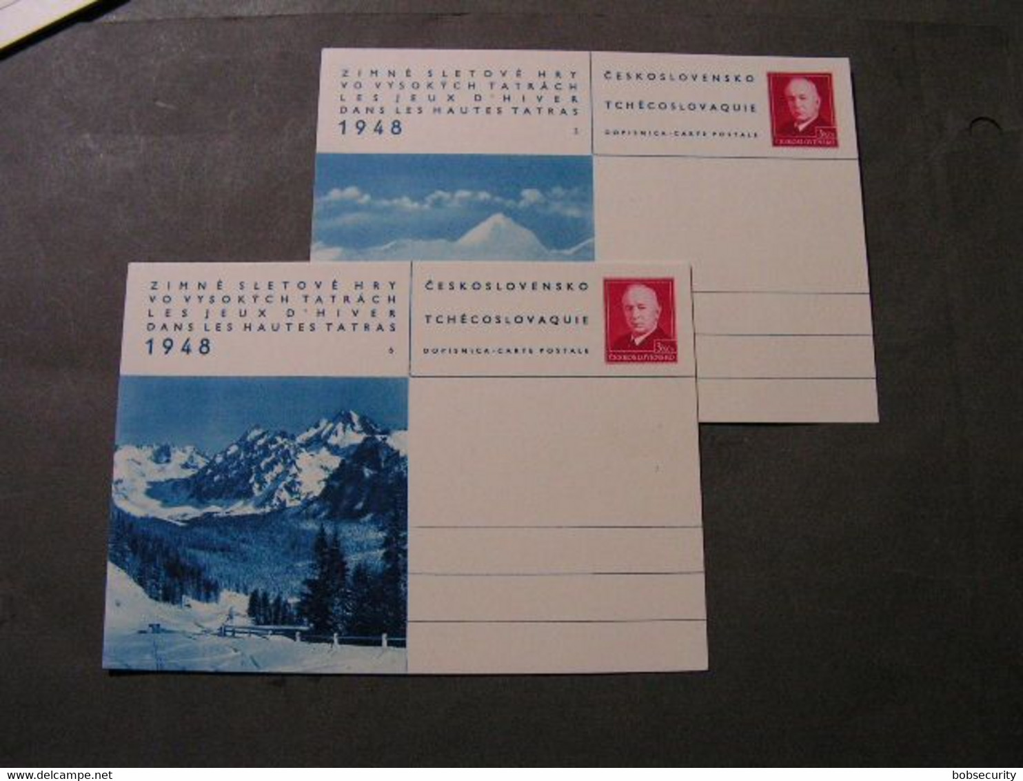 CSR  1948 Winter Games In Tatra - Collections, Lots & Séries