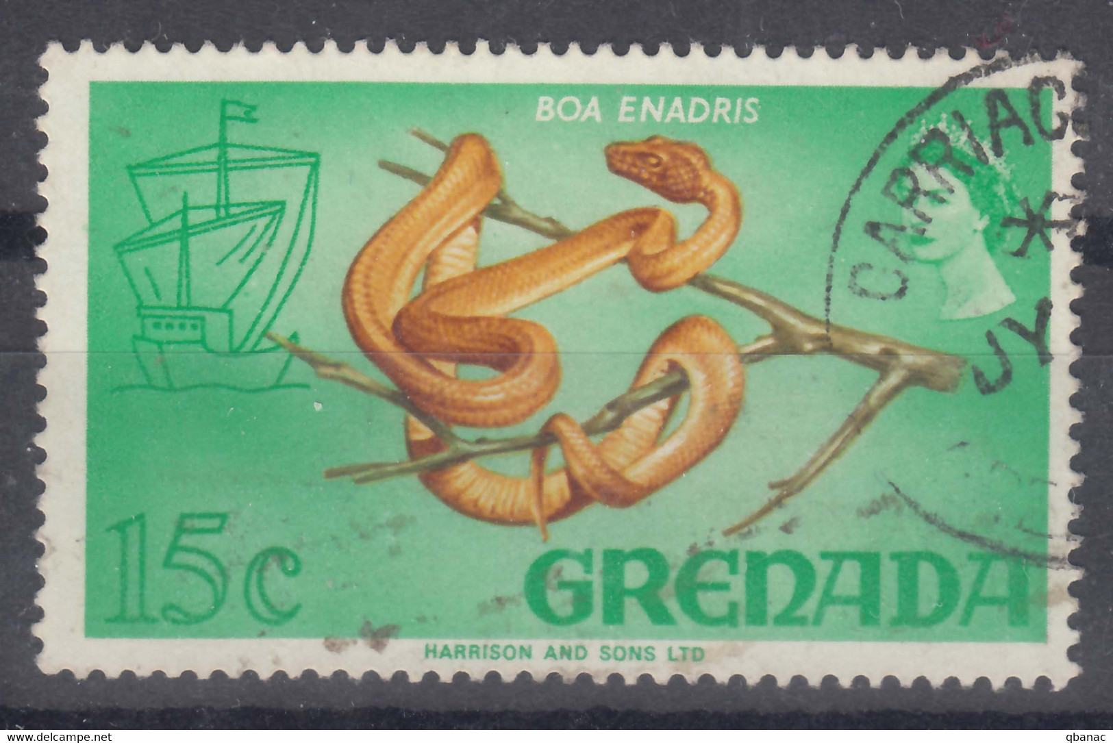 Grenada 1968 Snakes Mi#285 Used - Grenade (...-1974)