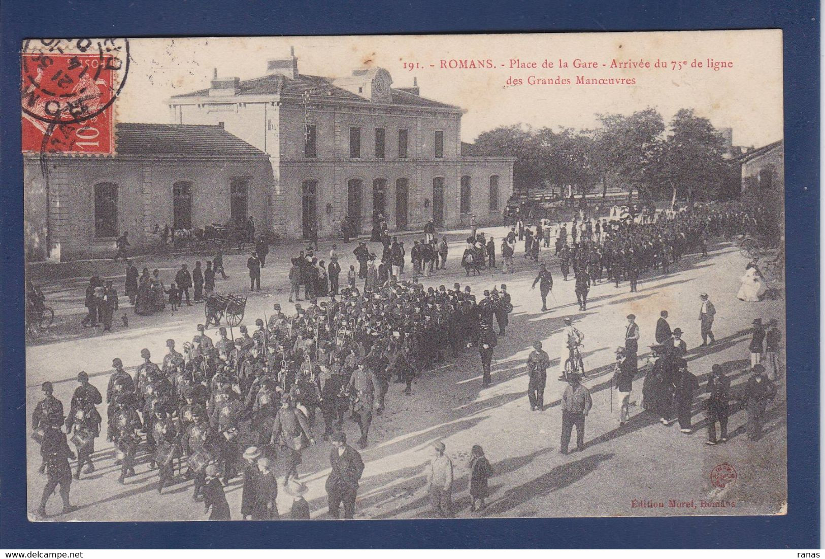 CPA [26] Drôme > Romans Sur Isere Circulé Militaria - Romans Sur Isere