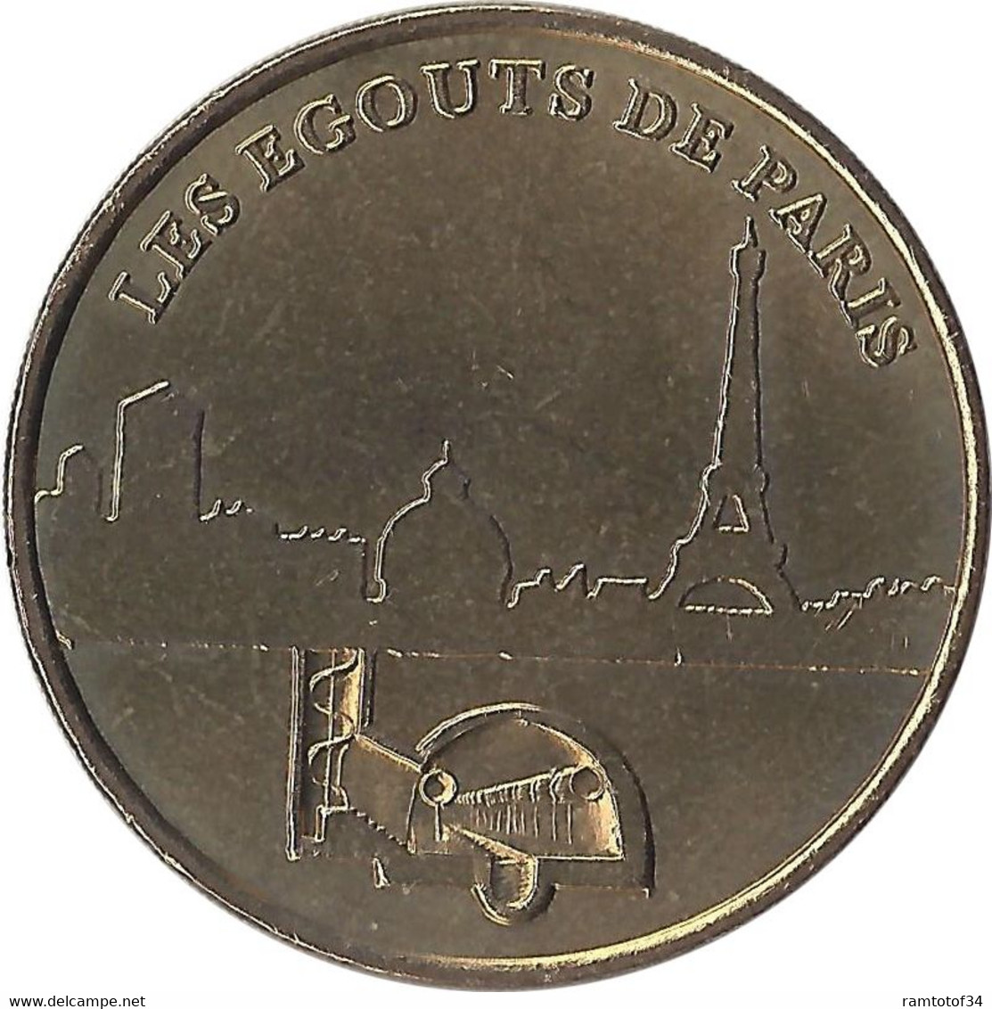 2003 MDP156 - PARIS - Les Égouts De Paris 1 (Sous La Capitale) / MONNAIE DE PARIS - 2003