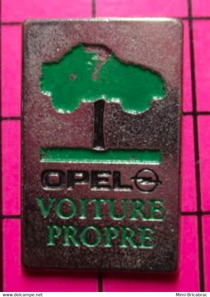 811e Pin's Pins / Beau Et Rare / THEME : AUTOMOBILES / OPEL VOITURE PROPRE .... Autant Que Volkswagen ? PTDR - Opel