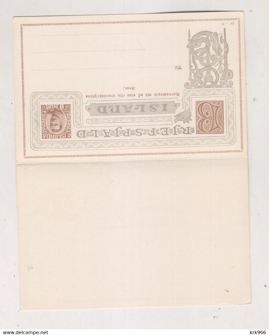 ICELAND Postal Stationery Unused - Briefe U. Dokumente