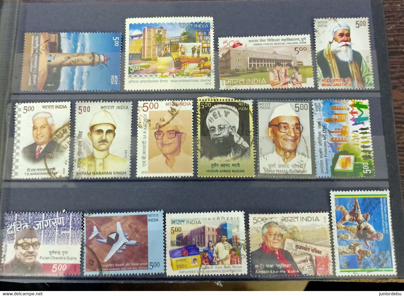India - 2012 - 30 Different Commemorative Stamps - Used - Nice Selection. - Usati