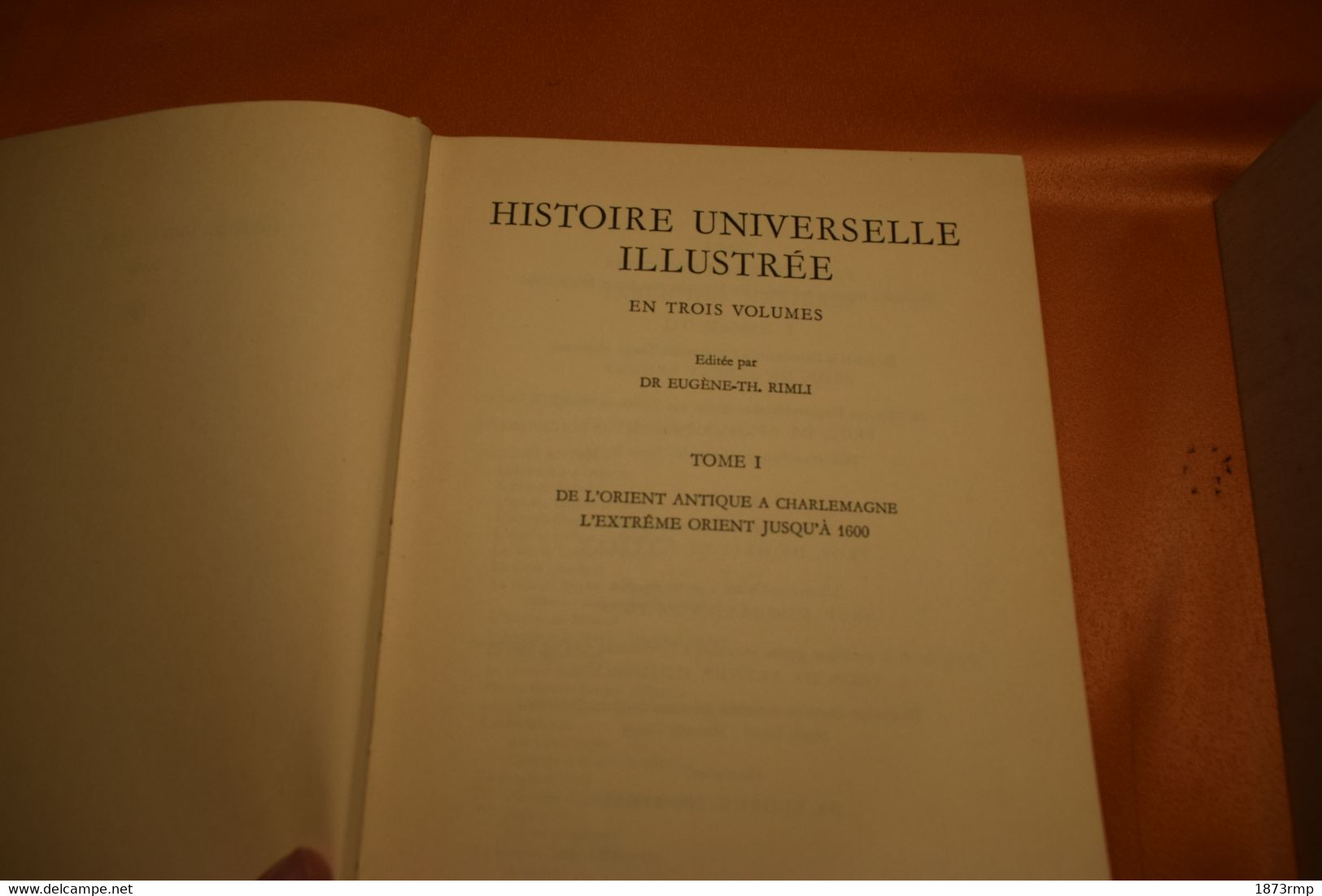 HISTOIRE UNIVERSELLE ILLUSTRÉE TROIS VOLUMES - Encyclopedieën