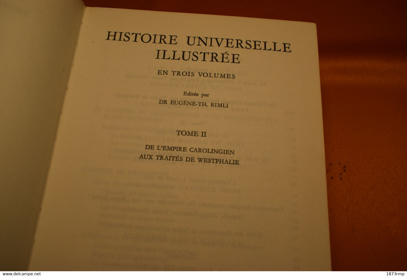 HISTOIRE UNIVERSELLE ILLUSTRÉE TROIS VOLUMES