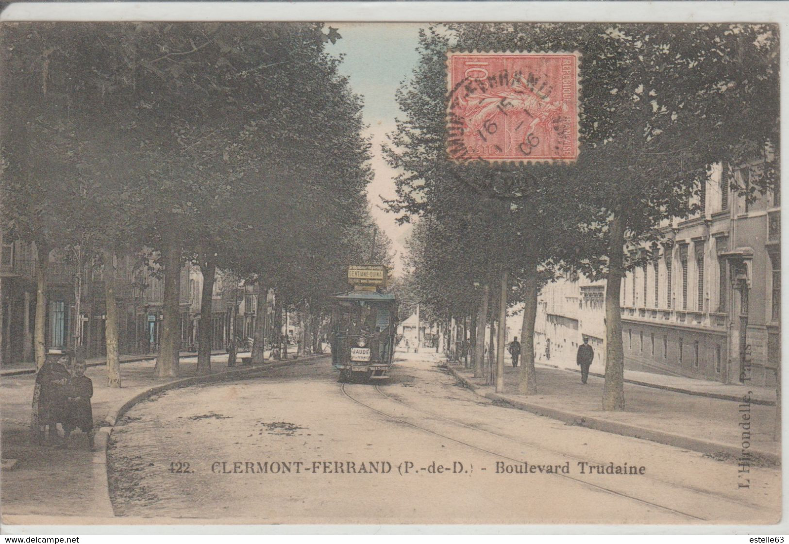 Clermont Ferrand Boulevard Trudaine Hirondelle N°422 Couleur - Clermont Ferrand