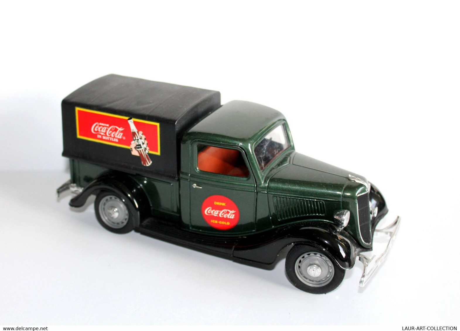 SOLIDO - FORD V8 - PICK-UP COCA COLA - ECH 1/19 VOITURE MINIATURE MADE IN FRANCE        (031221.5) - Solido