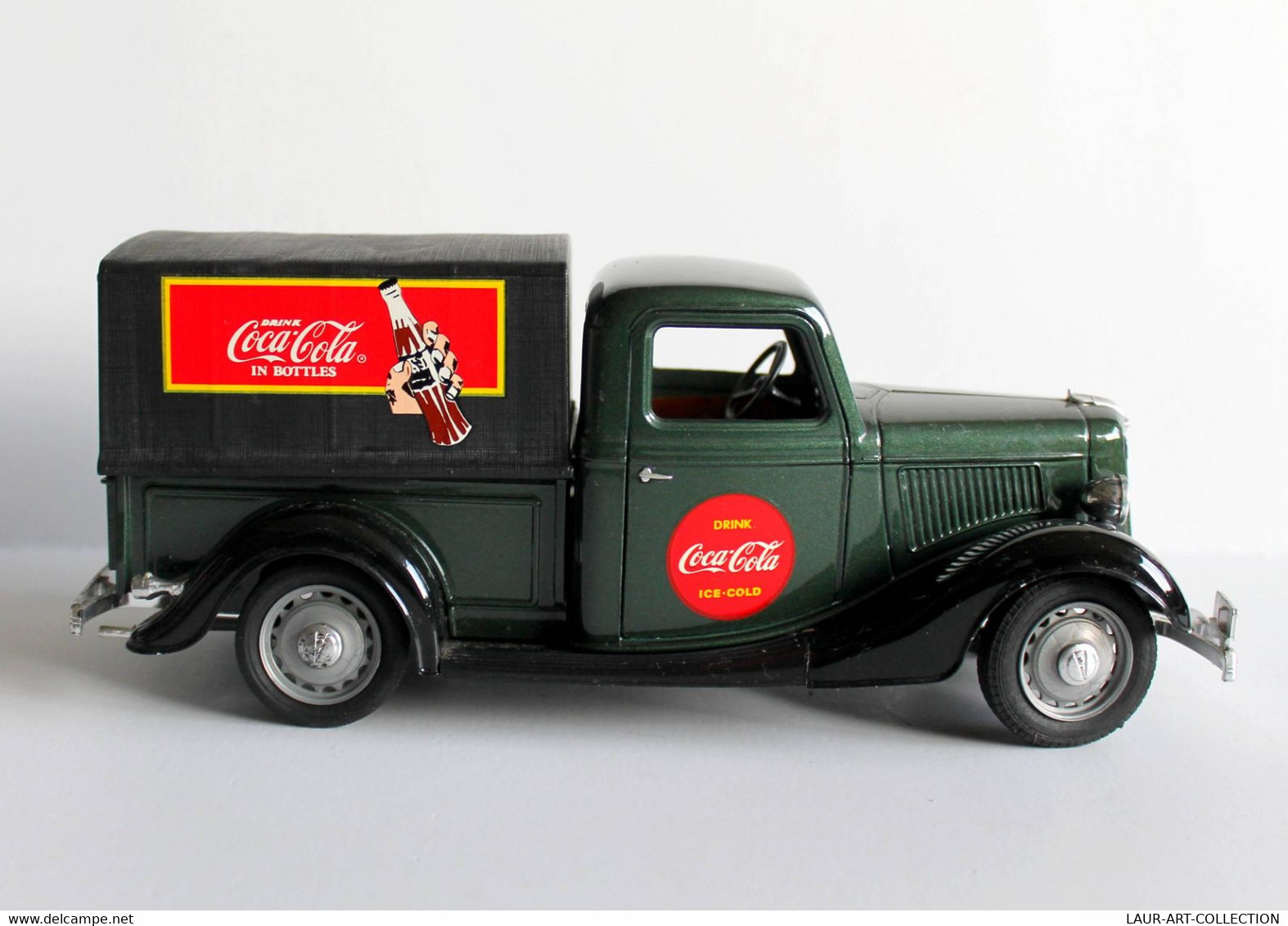 SOLIDO - FORD V8 - PICK-UP COCA COLA - ECH 1/19 VOITURE MINIATURE MADE IN FRANCE        (031221.5) - Solido