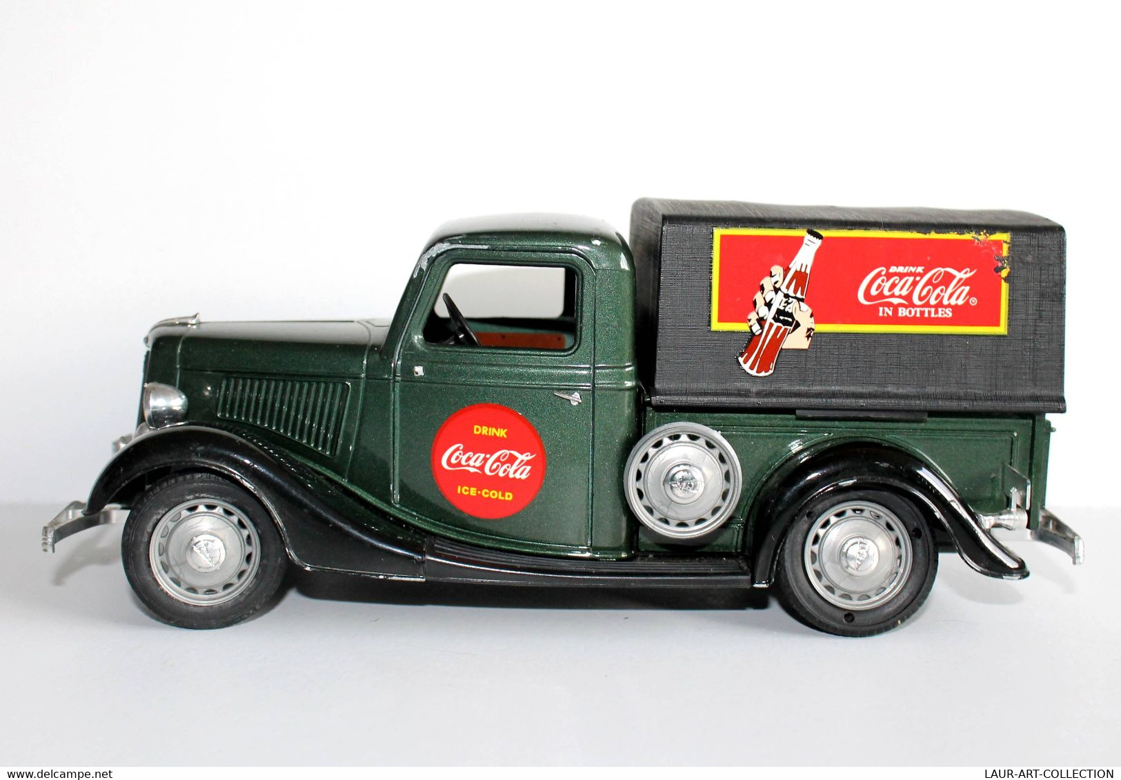 SOLIDO - FORD V8 - PICK-UP COCA COLA - ECH 1/19 VOITURE MINIATURE MADE IN FRANCE        (031221.5) - Solido