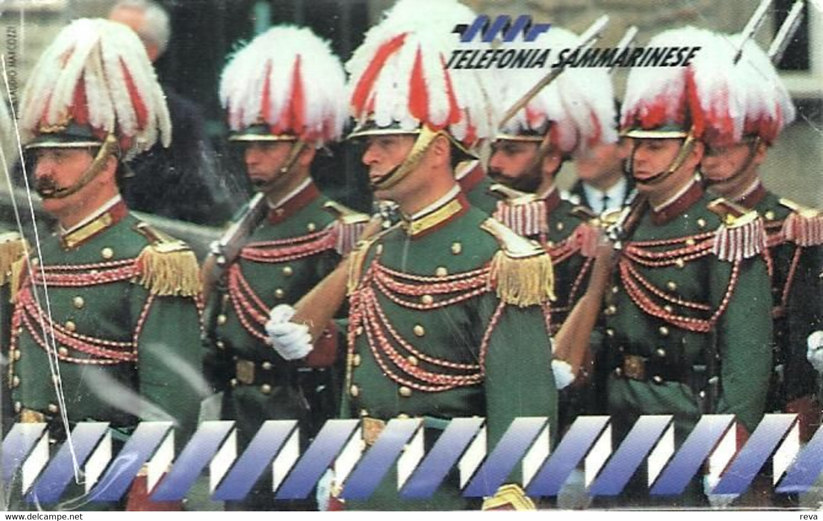 SAN  MARINO  18.000  LIRA   ARMY MEN EARLY CARD ED.09/94 MINT  READ DESCRIPTION !!! - San Marino