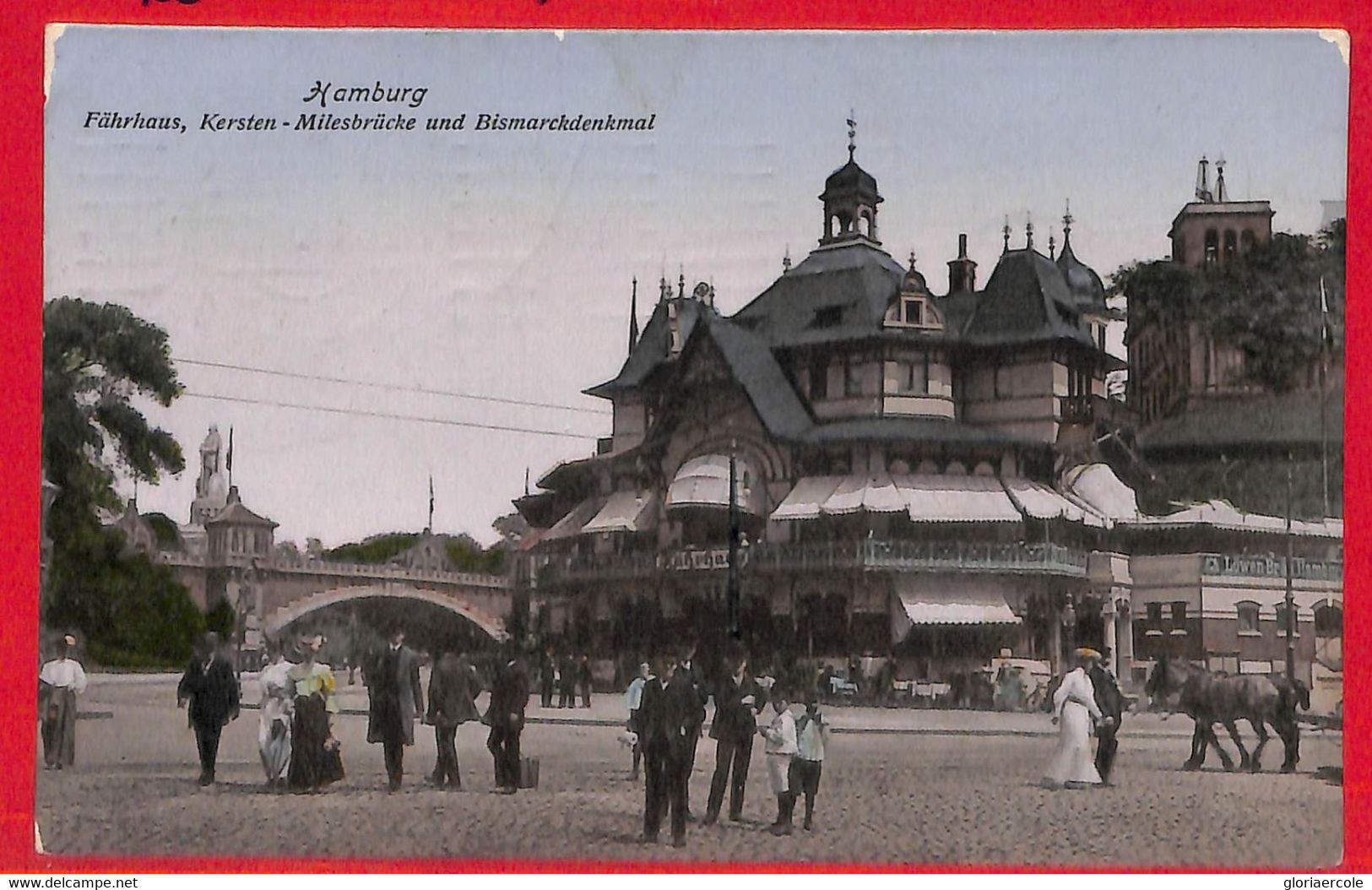 Aa7492 - Ansichtskarten VINTAGE POSTCARD: Deutschland GERMANY - HAMBURG 1917 - Finkenwerder