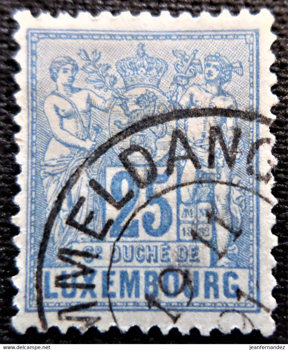 Timbres De Luxembourg Y&T N° 54 - 1882 Alegorias