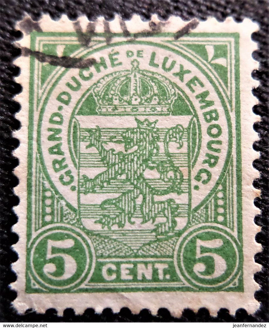 Timbres De Luxembourg Y&T N° 92 - 1907-24 Scudetto