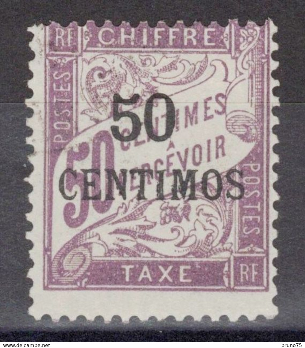 Maroc - Taxe - YT 4 Oblitéré - 1896 - Timbres-taxe