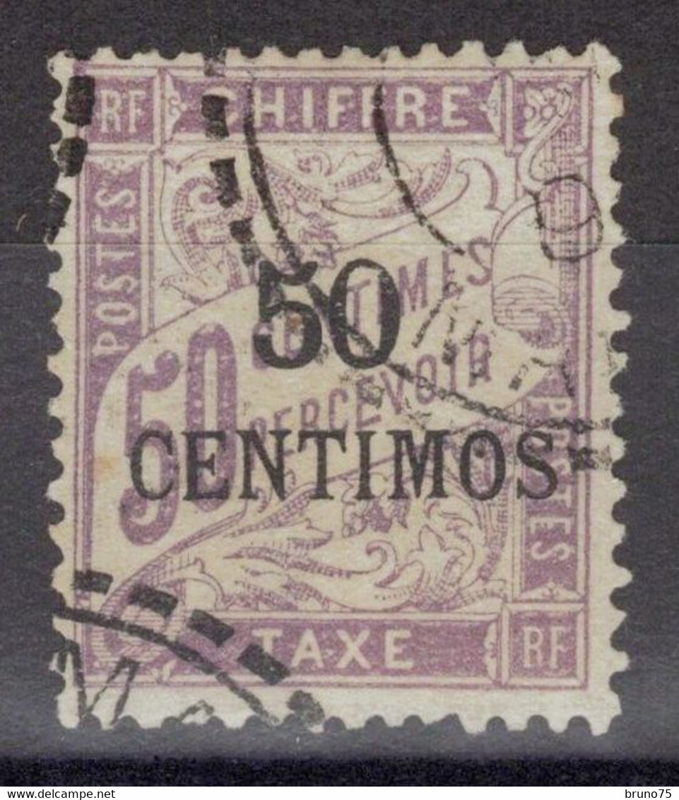 Maroc - Taxe - YT 4 Oblitéré - 1896 - Timbres-taxe