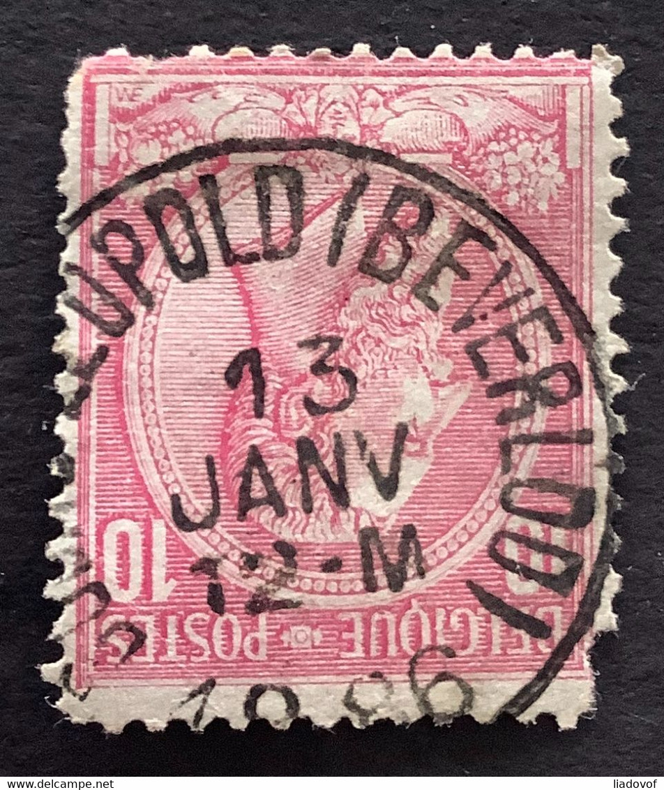 OBP 46 Gestempeld - EC BOURG LEOPOLD - BEVERLOO - 1884-1891 Leopold II