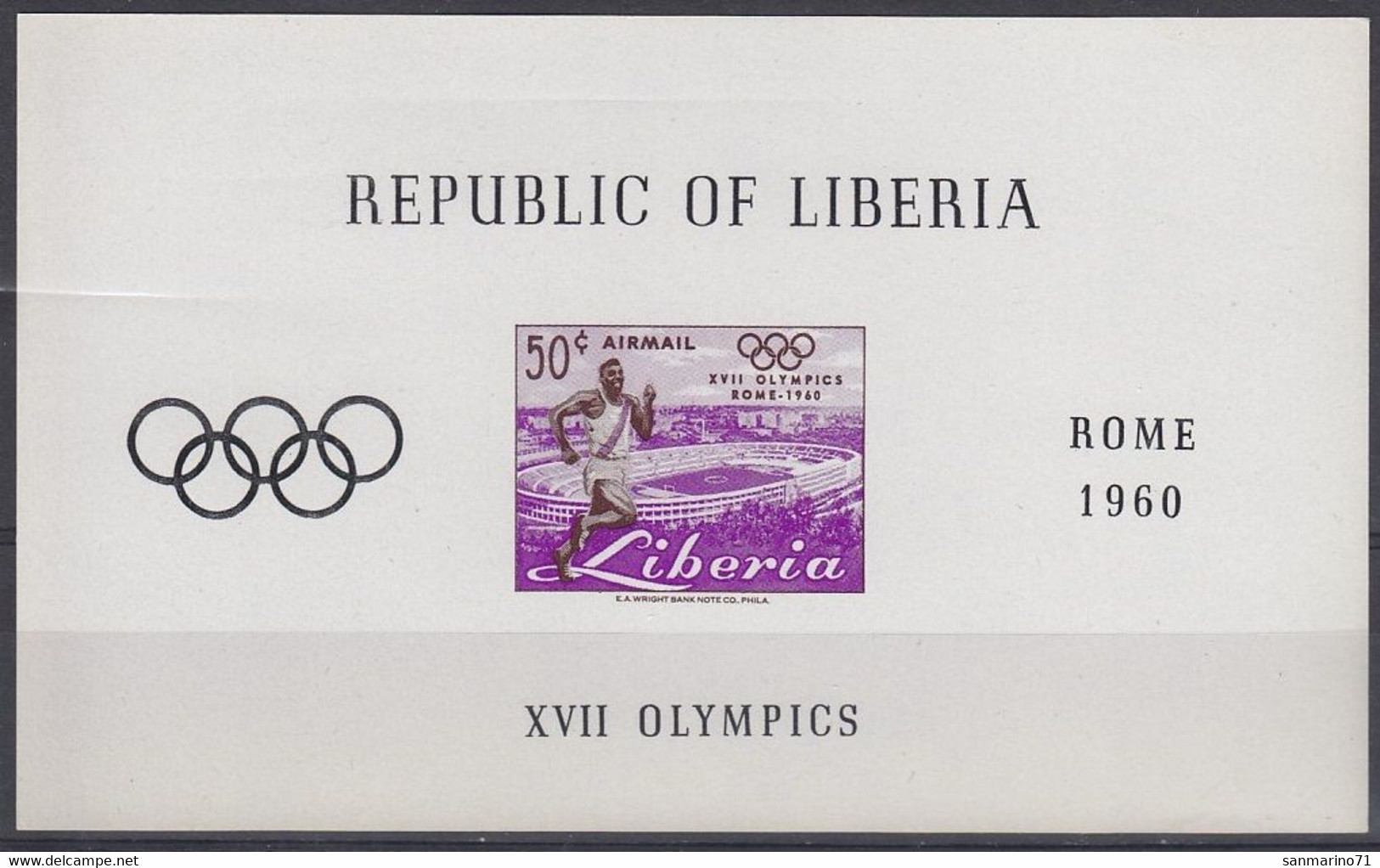 LIBERIA 556,unused - Invierno 1960: Squaw Valley