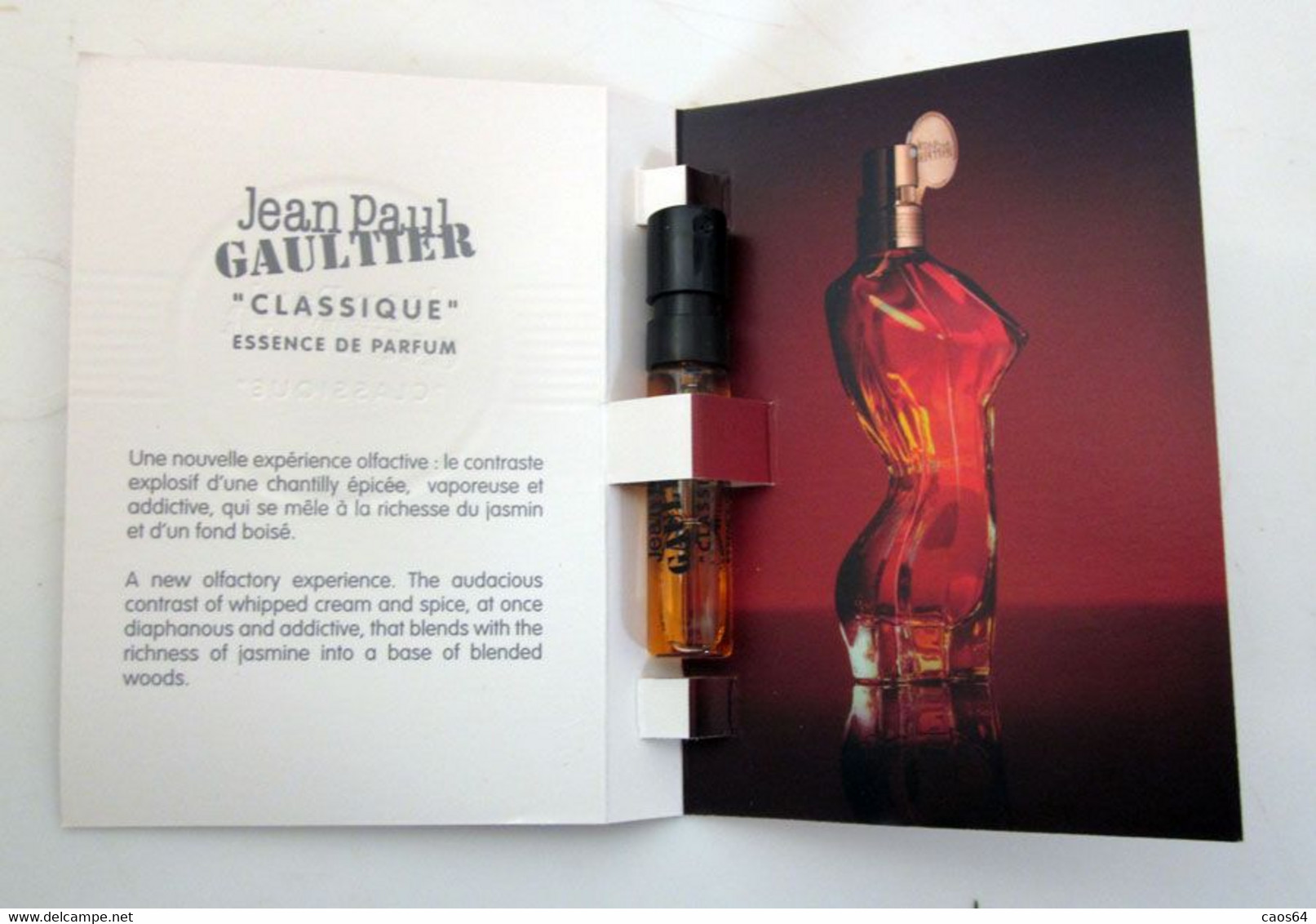 Echantillon Tigette Campioncino Jean Paul Gaultier - Muestras De Perfumes (testers)