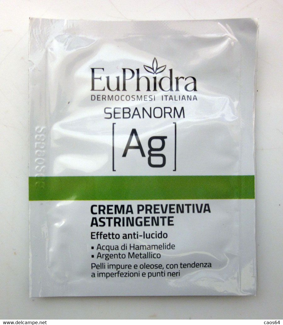 Echantillon Tigette Campioncino EuPhidra Ag Crema Preventiva Astringente - Produits De Beauté
