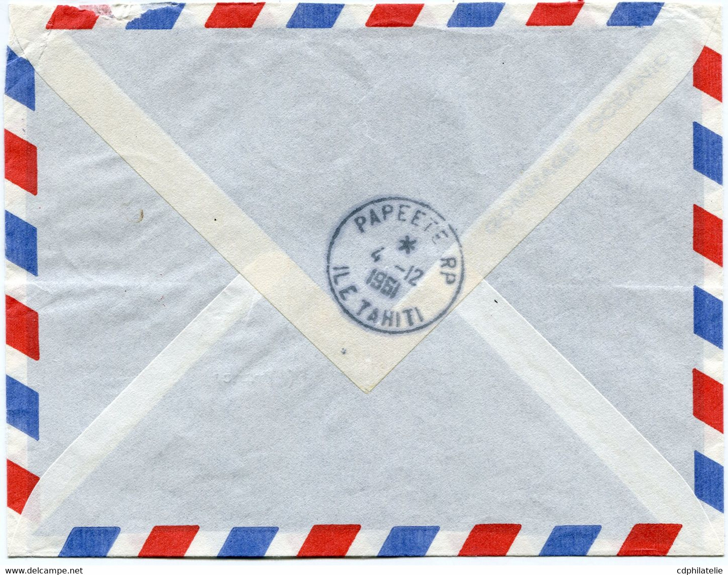 POLYNESIE LETTRE PAR AVION DEPART UTUROA ?-?-1961 ILE RAIATEA POUR LA FRANCE - Cartas & Documentos