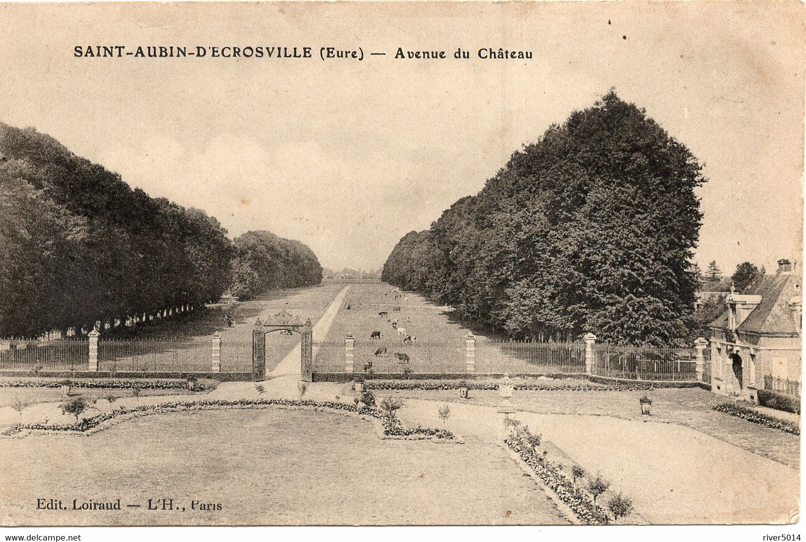 SAINT-AUBIN D'ESCROSVILLE - Avenue Du Château - Saint-Aubin-d'Ecrosville