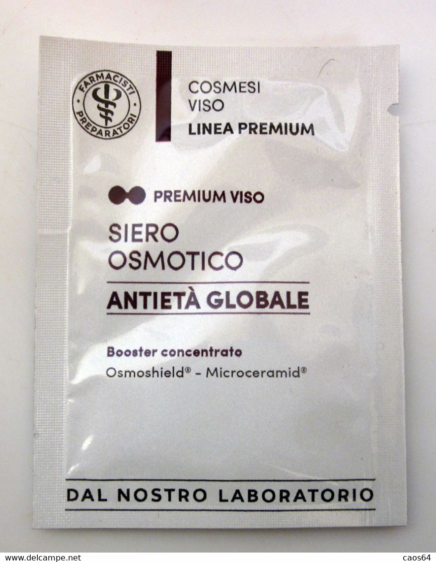 Echantillon Tigette Campioncino Farmacisti Preparatori Siero Osmotico Antietà Globale - Beauty Products