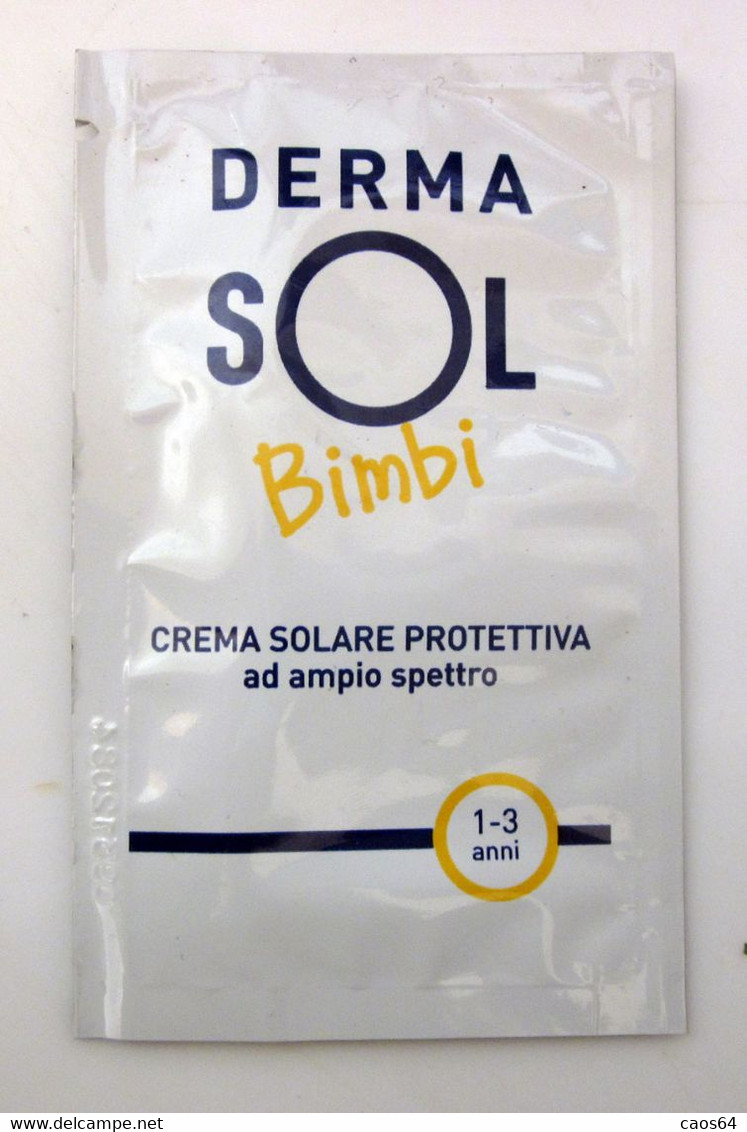 Echantillon Tigette Campioncino Derma Sol Crema Solare Bimbi - Produits De Beauté