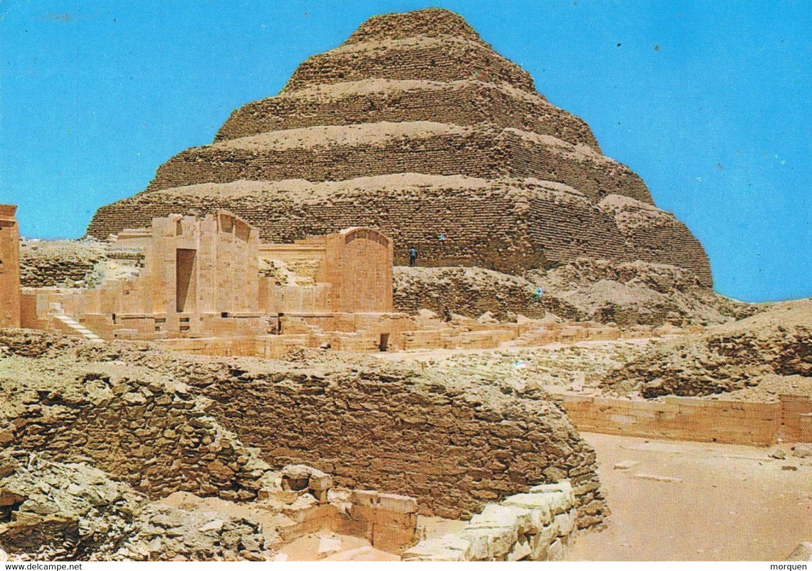 42909. Postal Aerea EL CAIRO (Egypt) 1990. Egyptology. Piramide De Sakkara - Briefe U. Dokumente