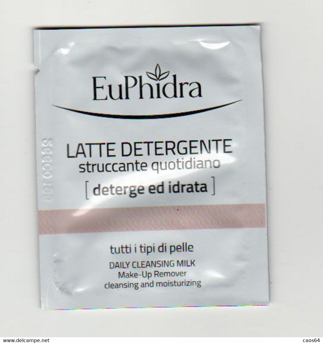 Echantillon Tigette Campioncino EuPhidra Latte Detergente - Produits De Beauté