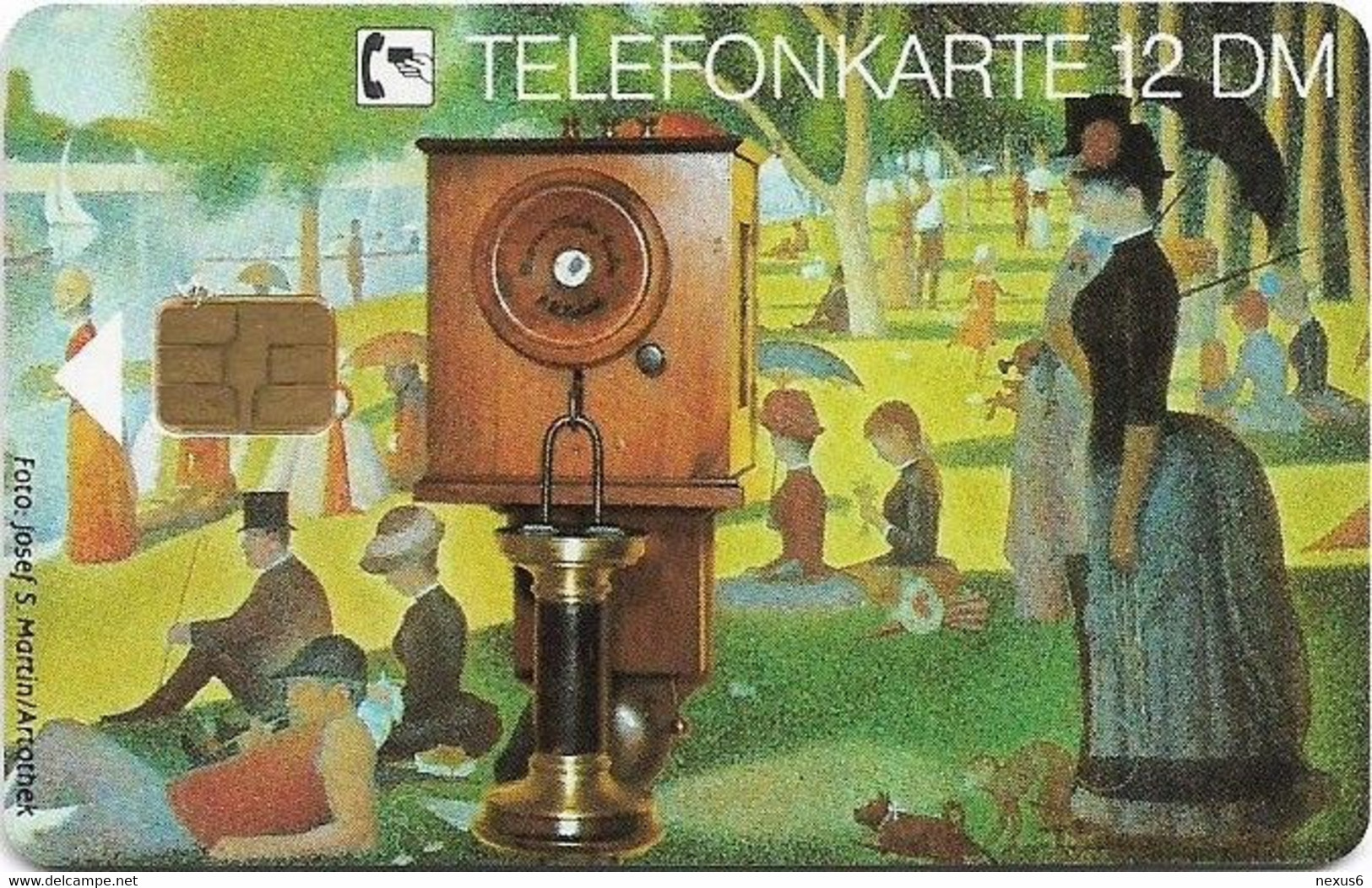 Germany - Alte Telefonapparate 2 - Fernsprechwandapparat (1885) - E 06/08.92 - 12DM, 30.000ex, Mint - E-Reeksen : Uitgave - D. Postreclame