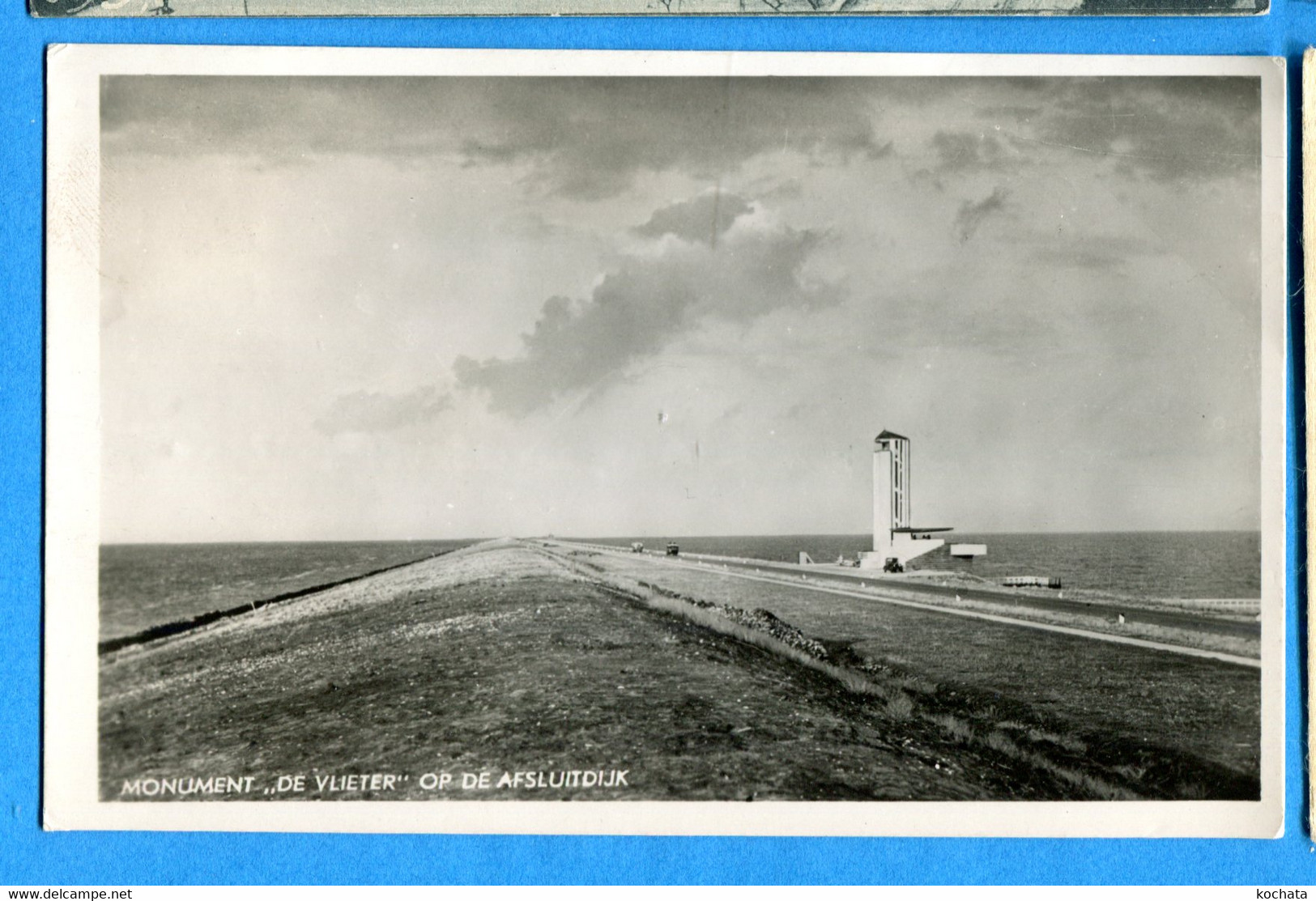 N14-435, Monument De Vlieter Op De Afsluitdijk, Den Oever, Circulée 1949 - Den Oever (& Afsluitdijk)