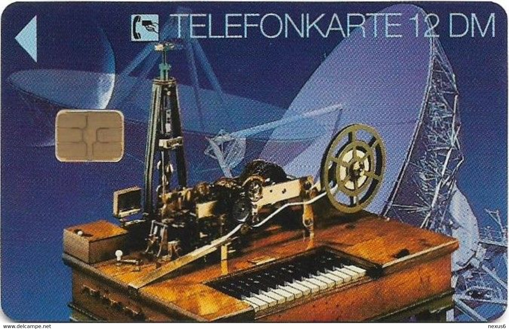 Germany - Alte Morseapparate 1 - Typendrucktelegraph - E 13/09.94 - 12DM, 30.000ex, Mint - E-Series: Editionsausgabe Der Dt. Postreklame