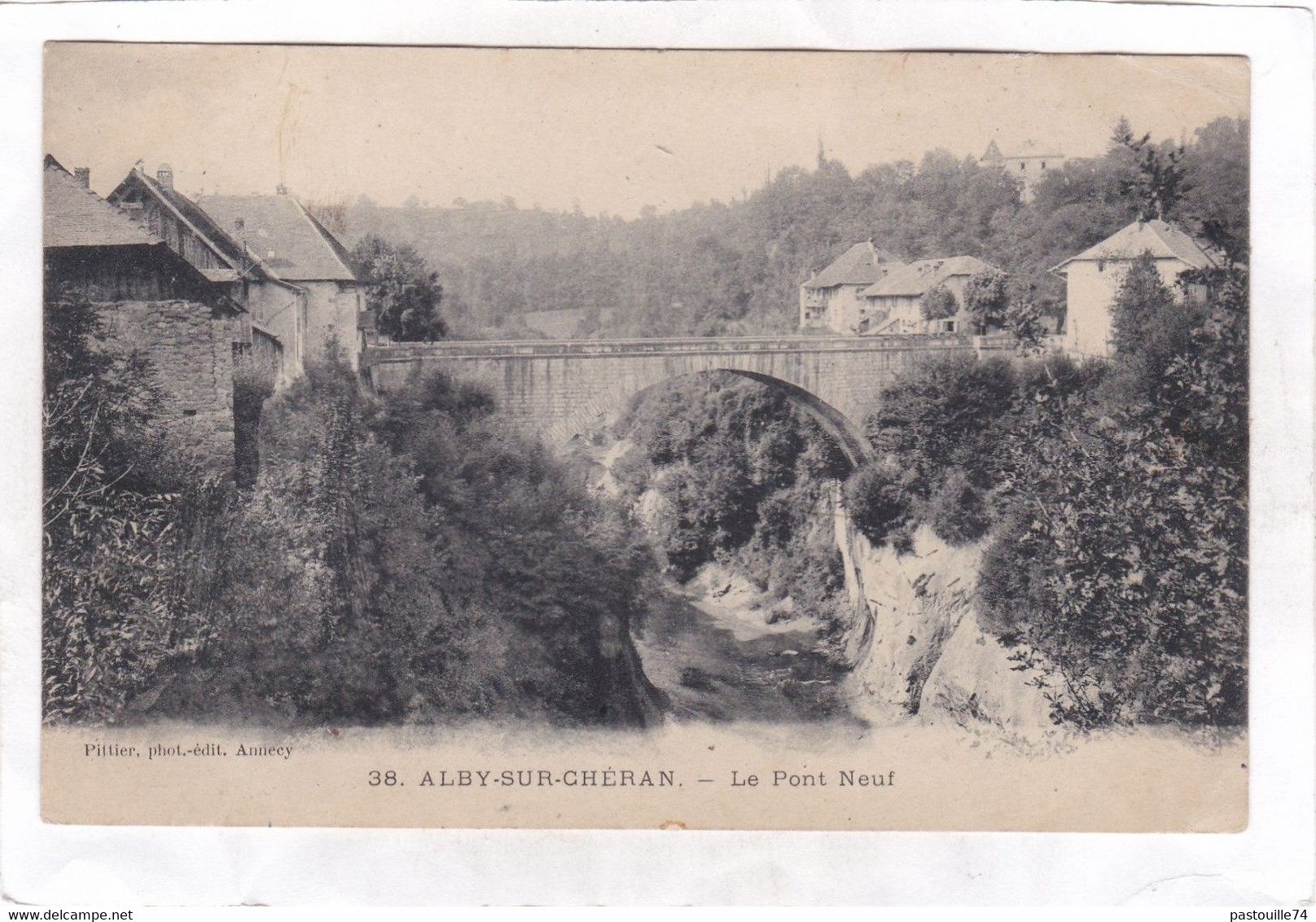 CPA :  14 X 9  - ALBY-SUR-CHERAN.  -  Le  Pont  Neuf - Alby-sur-Cheran