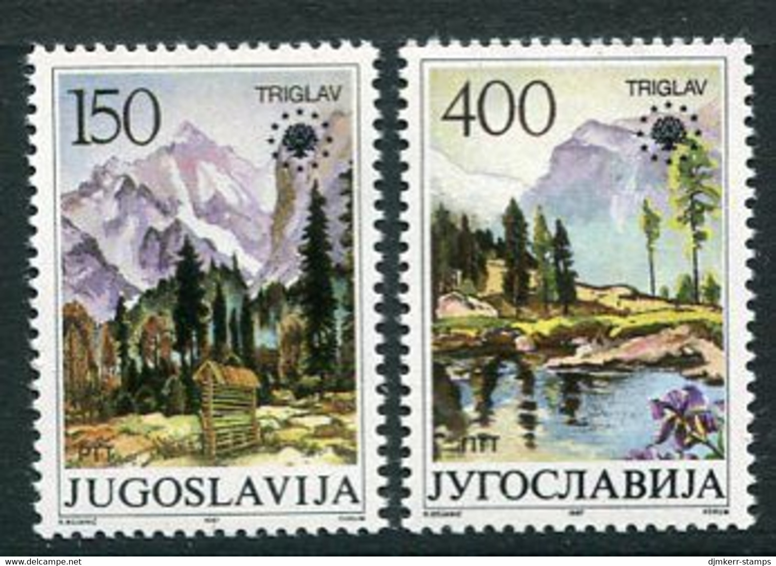 YUGOSLAVIA 1987 European Nature Protection MNH / **.  Michel 2211-12 - Nuevos