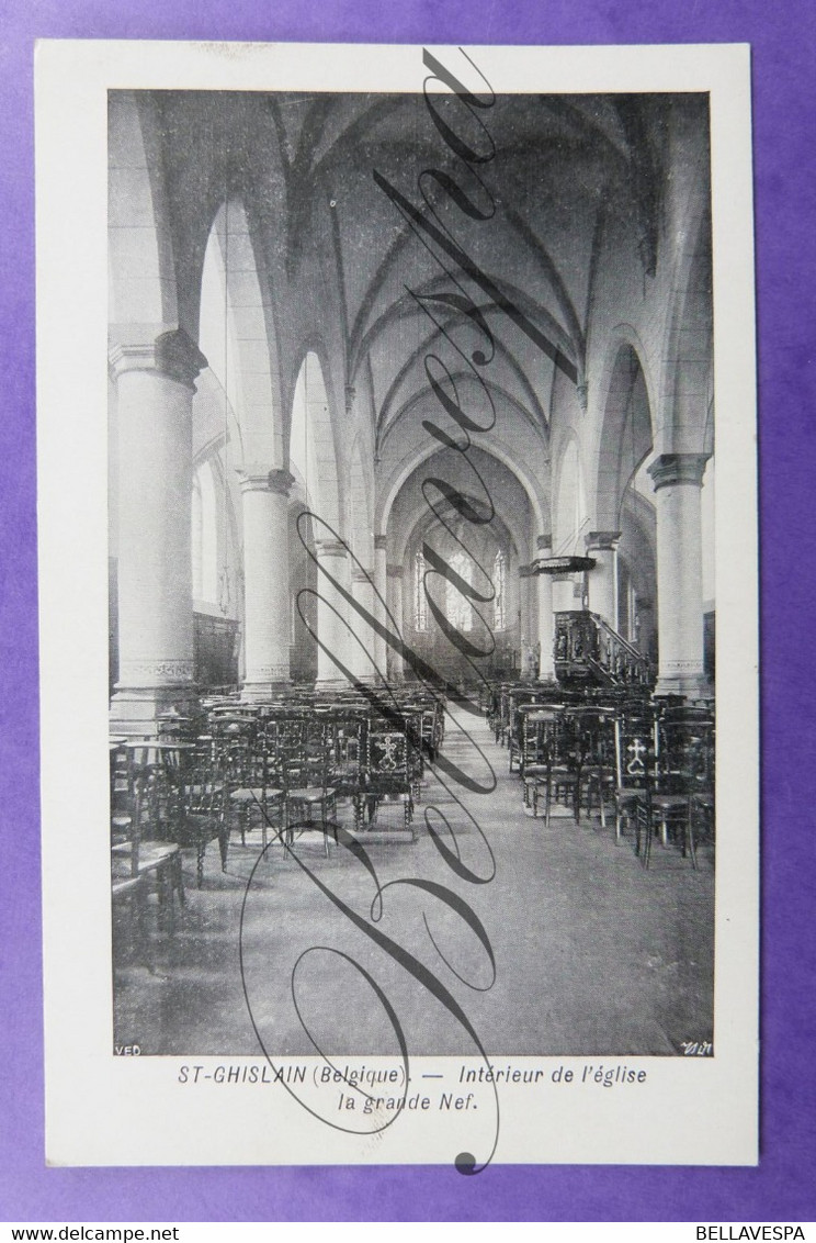 Saint Ghislain Be  Eglise Interieur  Edit VED - Saint-Ghislain