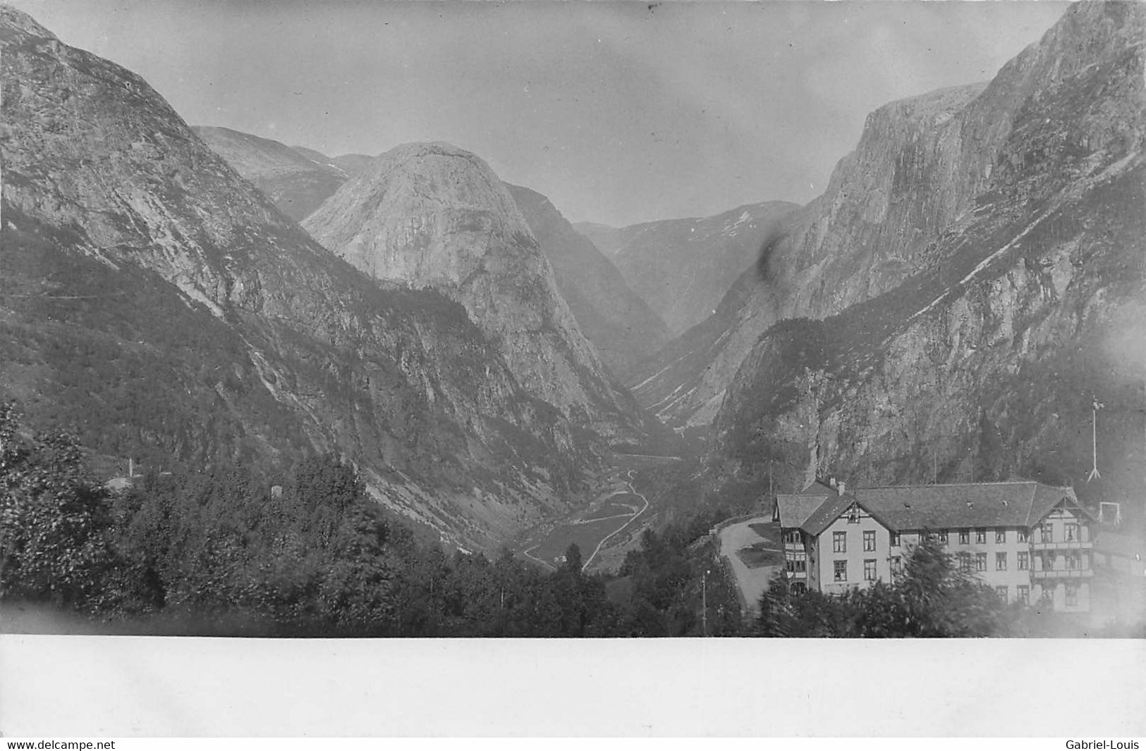Carte-Photo.1911 - Nærödalen Med Hotel Stalheim - Norway