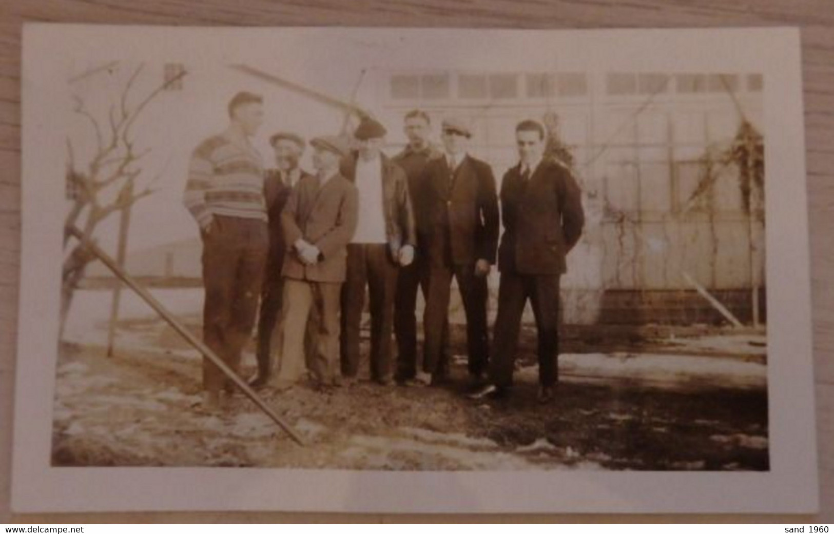 Boxe / Boxeur / Boxeurs - Photo Prise Au Camp De Jack Dempsey - François Sybille, Claes Joel, Petit Biquet, Graf - - Boxeo