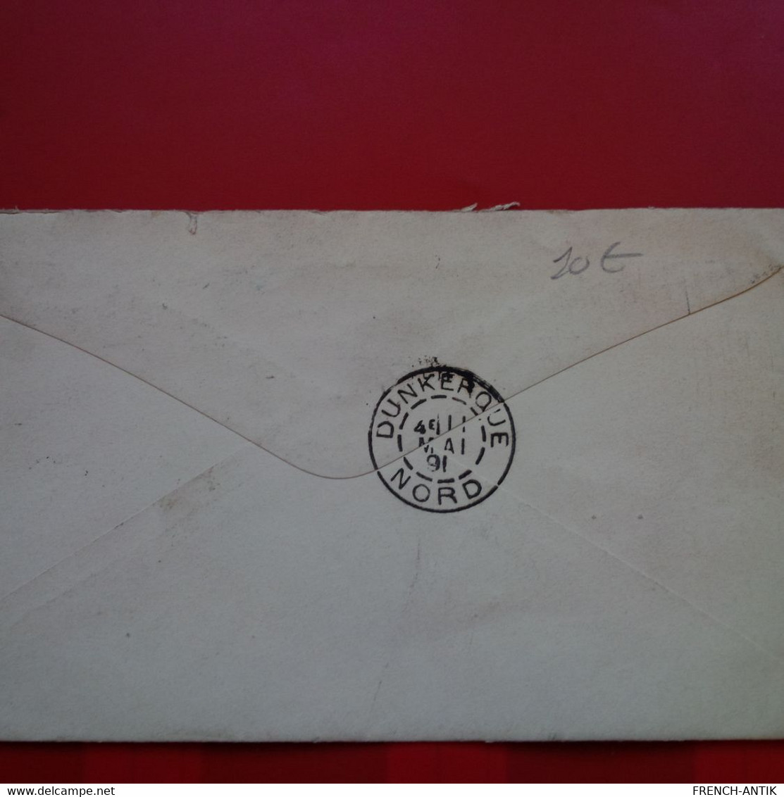 LETTRE NEW YORK POUR DUNKERQUE CACHET LILLE A CALAIS SOOYSMITH AND CO POUR INGENIEUR M.L.LE ROND 1891 - Briefe U. Dokumente