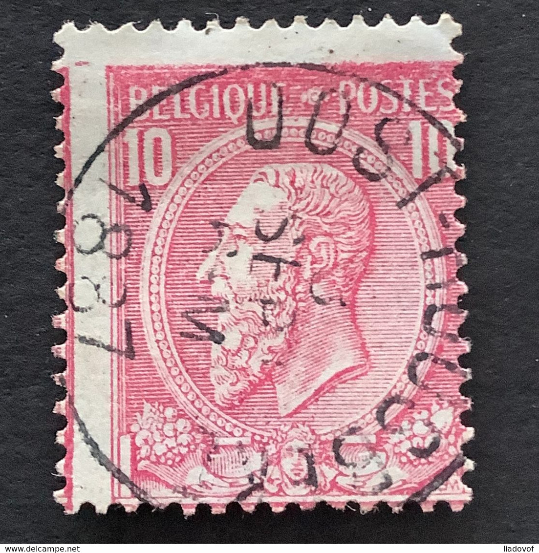 OBP 46 Gestempeld - EC OOST-ROOSBEKE - 1884-1891 Leopold II