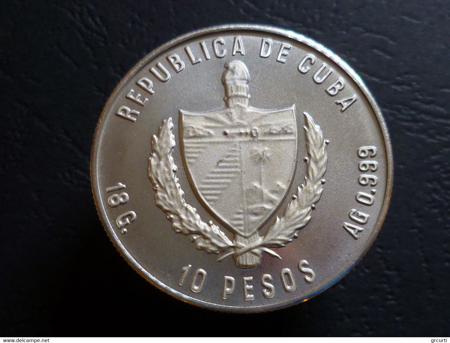 Cuba - 10 Pesos 1980 - Primo Volo Spaziale Cubano-sovietico - KM# 50 - Kuba
