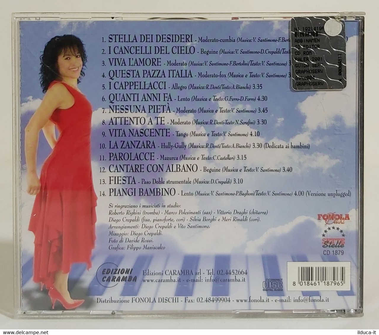 I102263 Alida Ferrarese - I Cancelli Del Cielo - Ed. Caramba 2001 - Sonstige - Italienische Musik