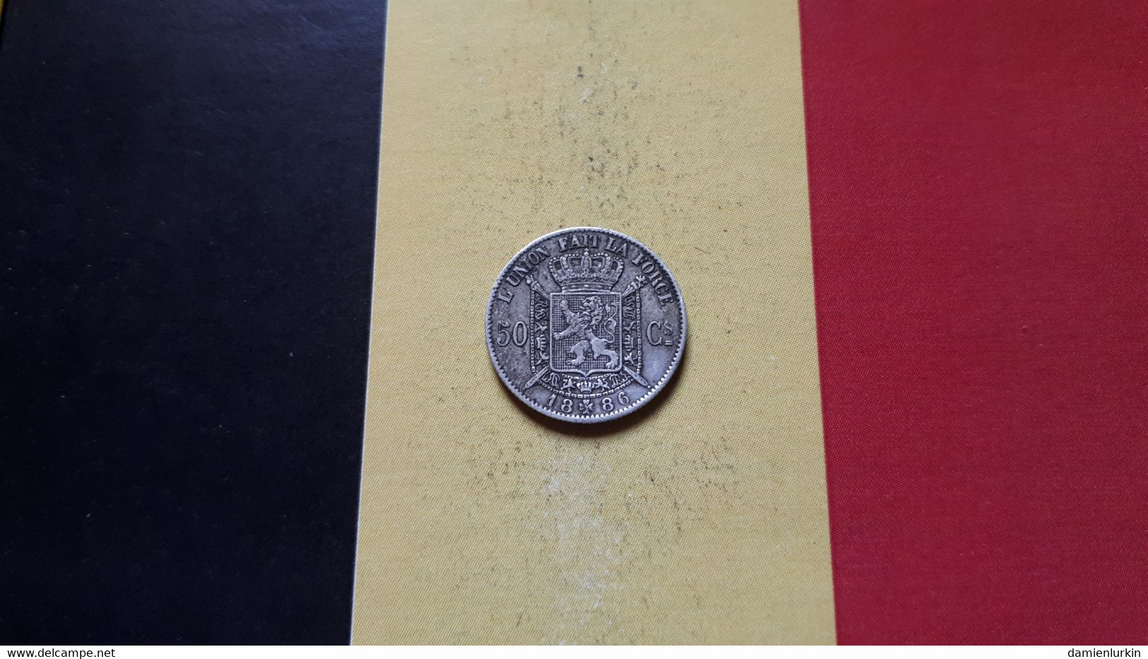 BELGIQUE LEOPOLD II SUPERBE 50 CENTIMES 1886/66 ARGENT/ZILVER/SILBER/SILVER COTES : 4€-17.50€-87.50€-175€ - 50 Centimes