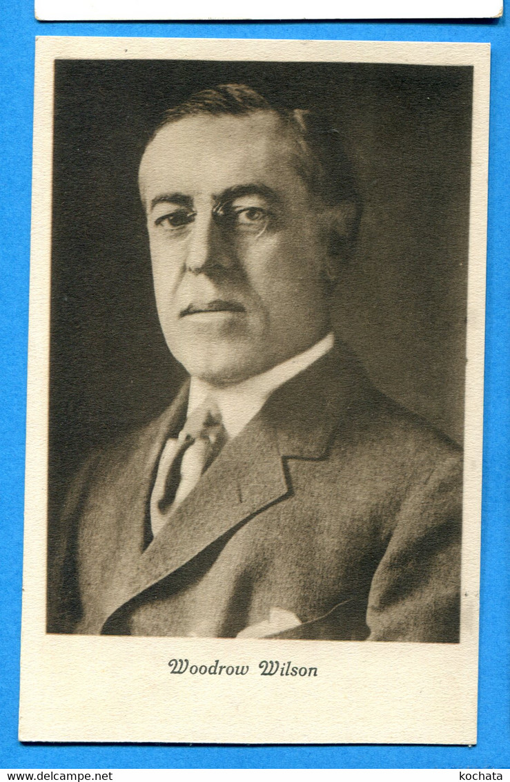 N14-450, Thomas Woodrow Wilson, 28e Président Des Etats Unis, USA, Non Circulée - Politische Und Militärische Männer