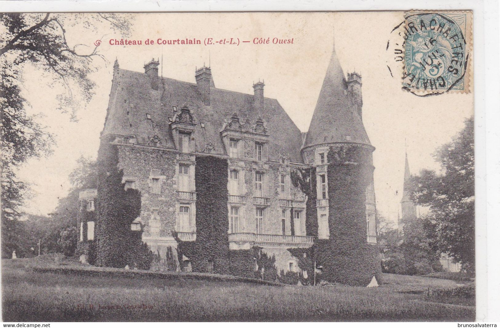 CHATEAU DE COURTALAIN - Côté Ouest - Courtalain