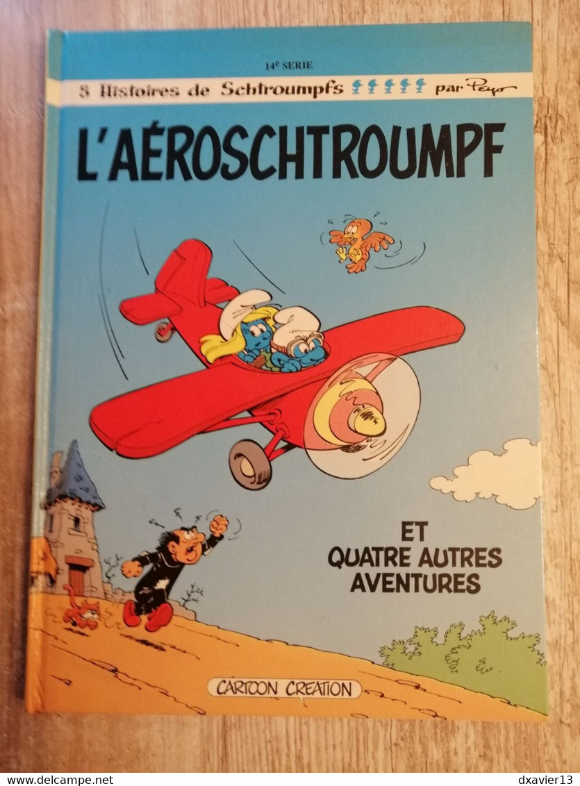 Bande Dessinée - Les Schtroumpfs 14 - L'Aéroschtroumpf (1990) - Schtroumpfs, Les - Los Pitufos