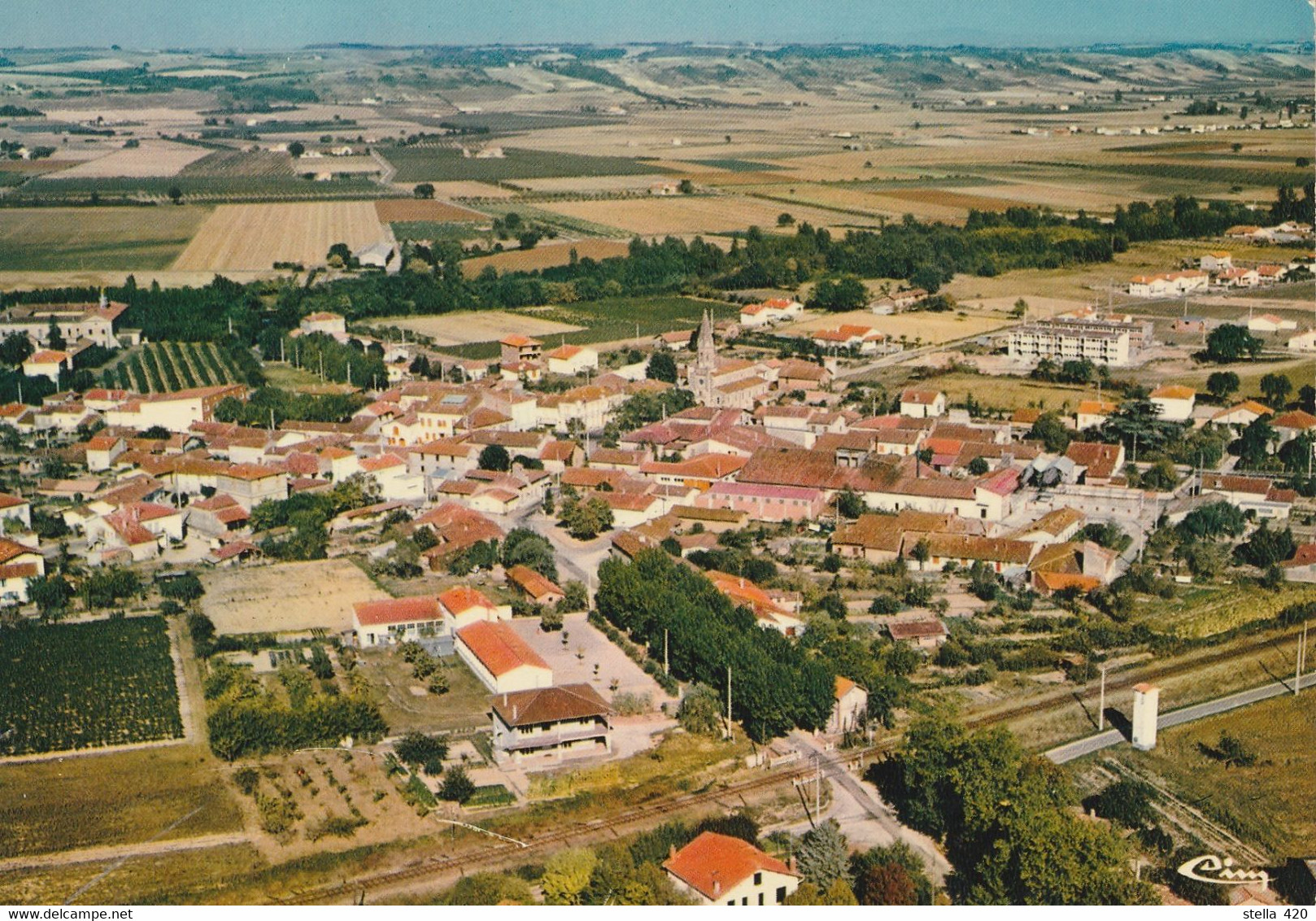 En Avion Au Dessus De Labastde St Pierre - Labastide Saint Pierre